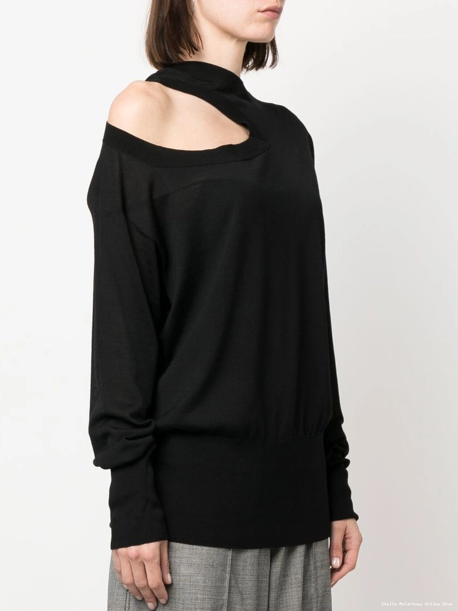 Cheap McCartney Women Stella knitted cut top out-detail 0814